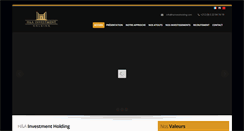 Desktop Screenshot of hainvestholding.com